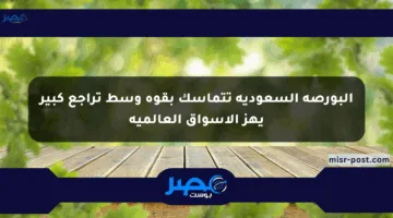 البورصة السعودية تتماسك بقوة وسط تراجع كبير يهز الأسواق العالمية